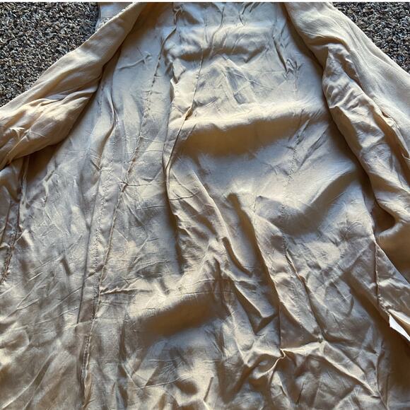 Vintage Marabou Cream Lace Beaded Vest Women’s Small  Festival Boho - Picture 7 of 7